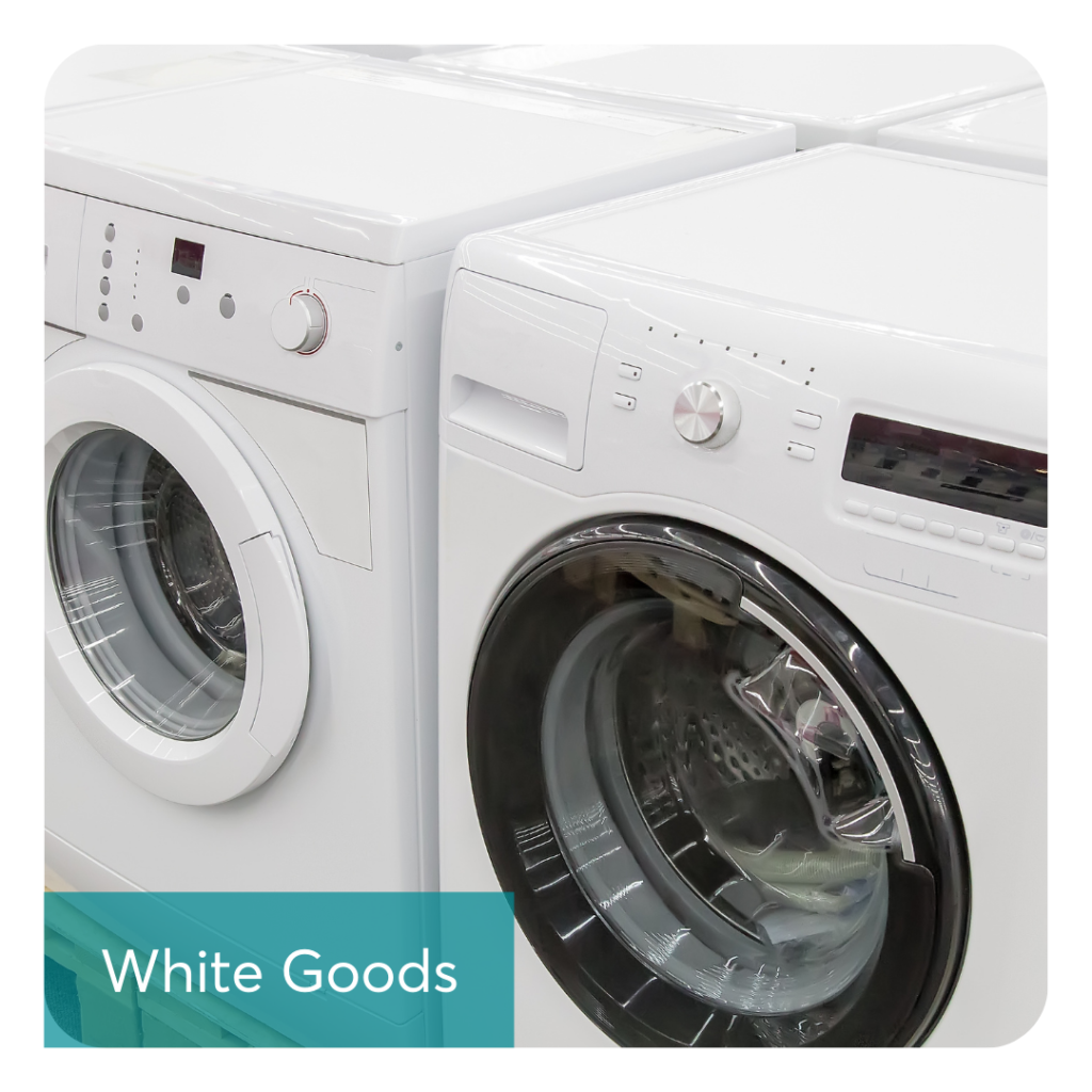 A picture showing two washing machines